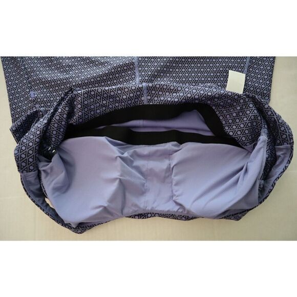 Athleta Women's Sz XL Purple Geometric Ultimate Ease Scoop Neck Tank Dress - Picture 3 of 9